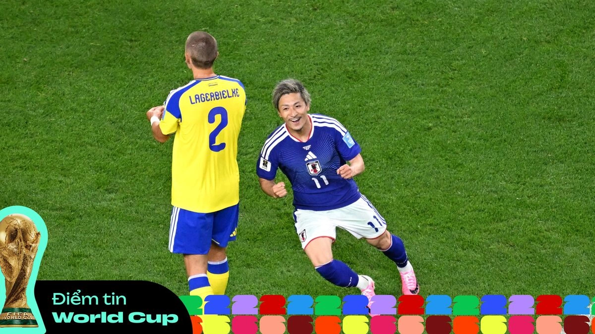 Tin World Cup 12h: Nhật Bản hòa Thụy Điển, gặp Brazil ở vòng 1/16 | NEW88 cập nhật nóng - hình ảnh - new88pg8.com
